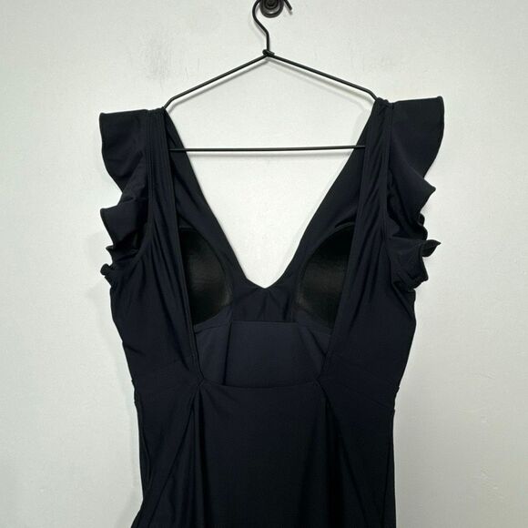Summersalt Black The Ruffle Backflip One Piece 8 Long Torso - Picture 6 of 7